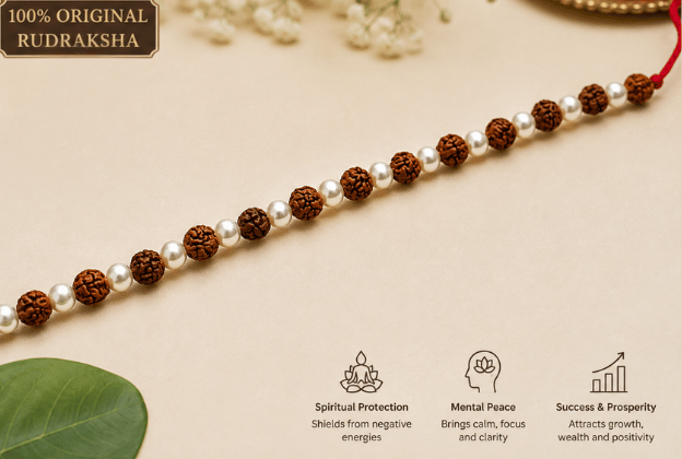 Original Rudraksha Rakhi